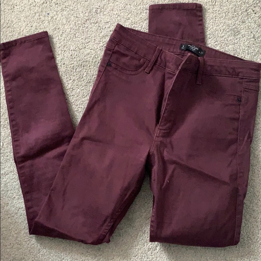 Abercrombie stretch skinny jeans